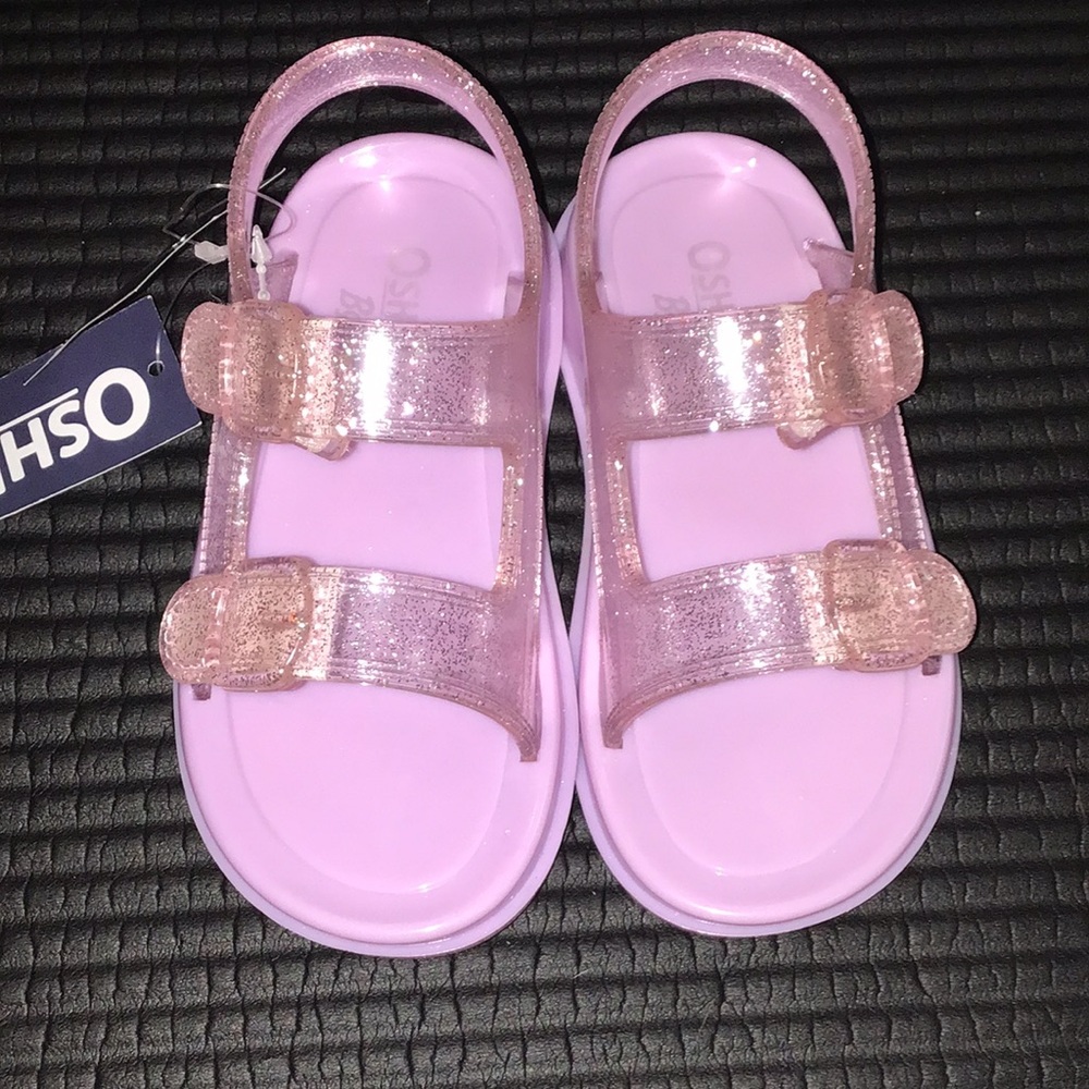 OshKosh B'gosh Lilac Glitter Kids Sandals
